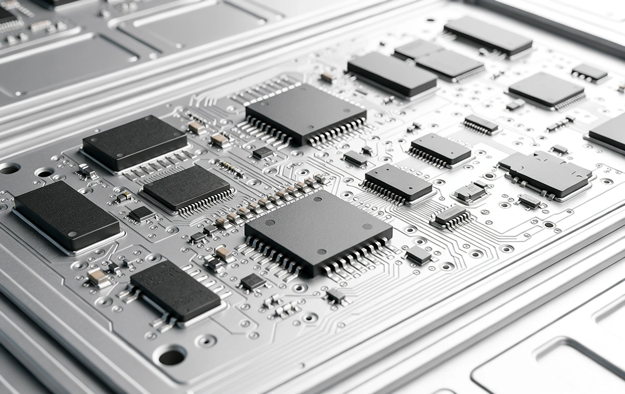 High-tech hardware close-up